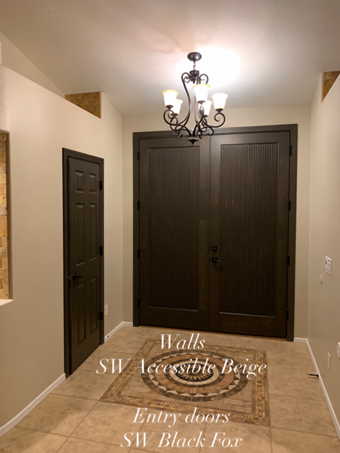 Accessible Beige walls with Black Fox doors and both door casings